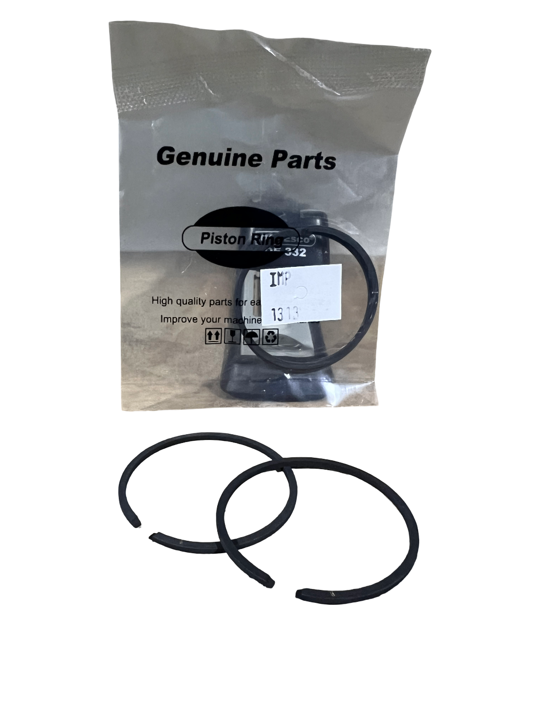 tmrfw0ff9u5bnyrxykaa.png Aros de pistón de 40 x 1,5 mm para Husqvarna 143RII, SKU IMP1313