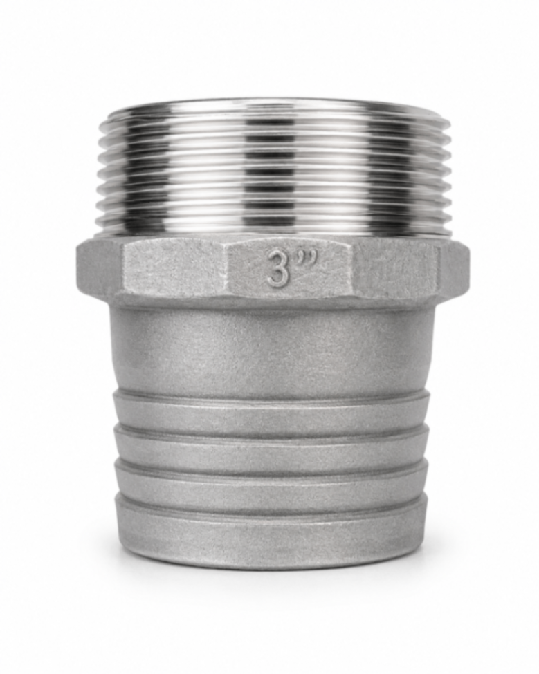 y7o0crbivkt6xm8y89qu.png Acoplamiento Macho de Aluminio — 3 pulgadas, SKU IMP35758